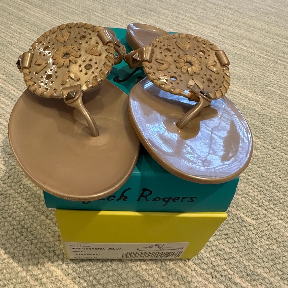 Jack Rogers Georgica jelly flip flops